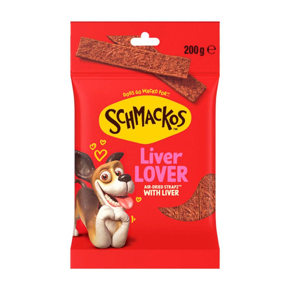 Schmackos Strapz With Liver Dog Treats - 200g