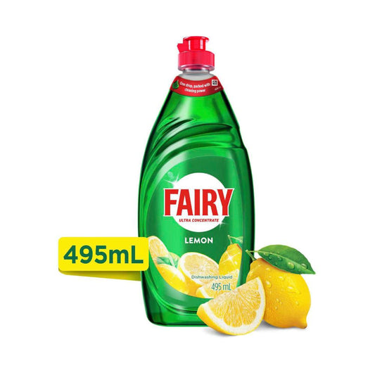 Fairy Ultra Concentrate Lemon Hand Dishwashing Liquid - 495mL