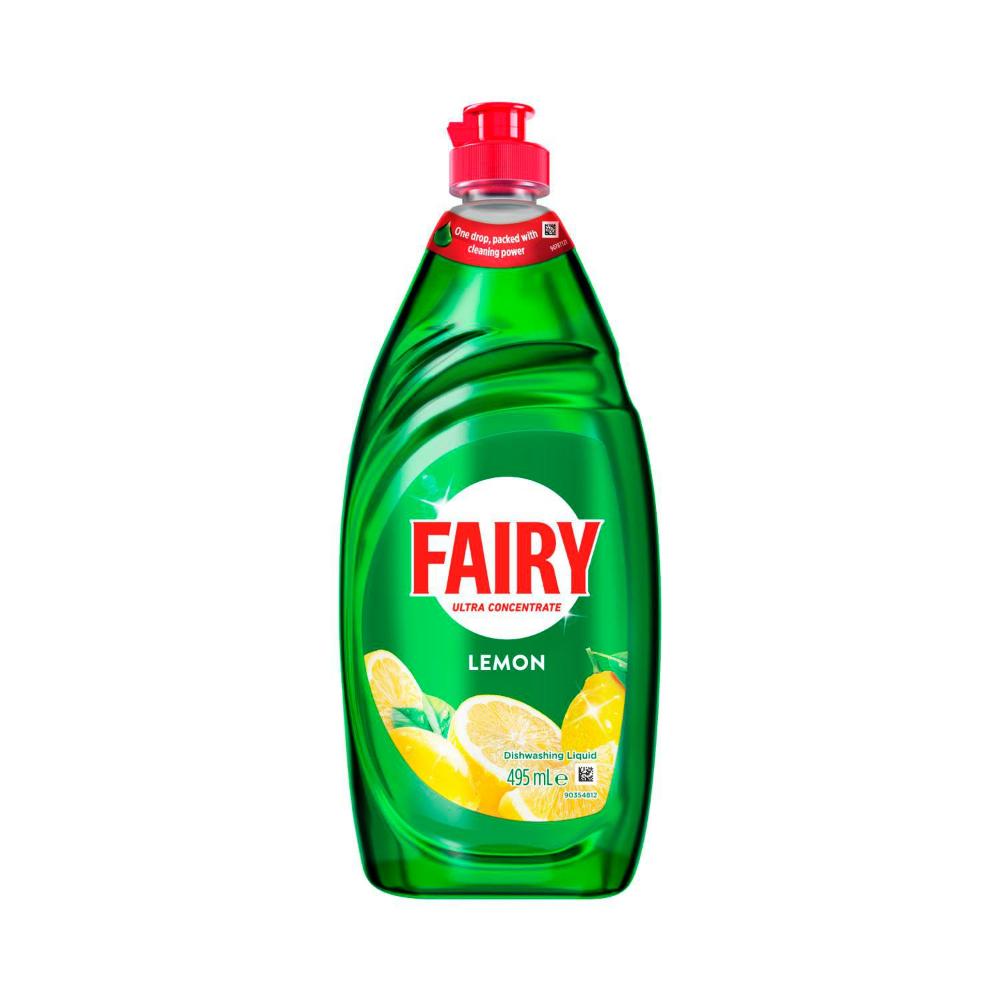 Fairy Ultra Concentrate Lemon Hand Dishwashing Liquid - 495mL