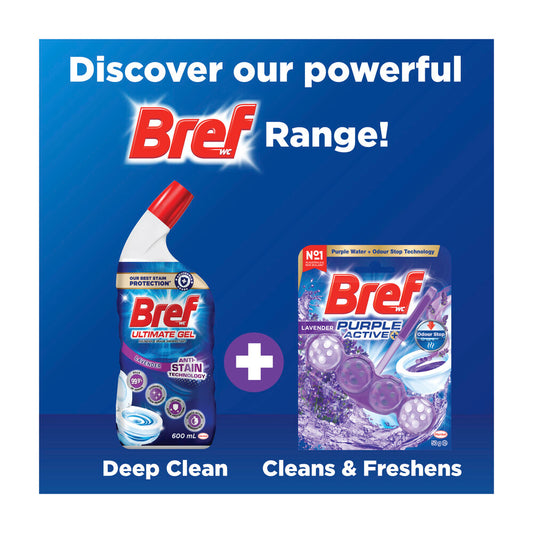 Bref Purple Active Rim Block Lavender Toilet eaner - 50g