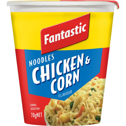 Fantastic Chicken & Corn Noodle Cup 70g