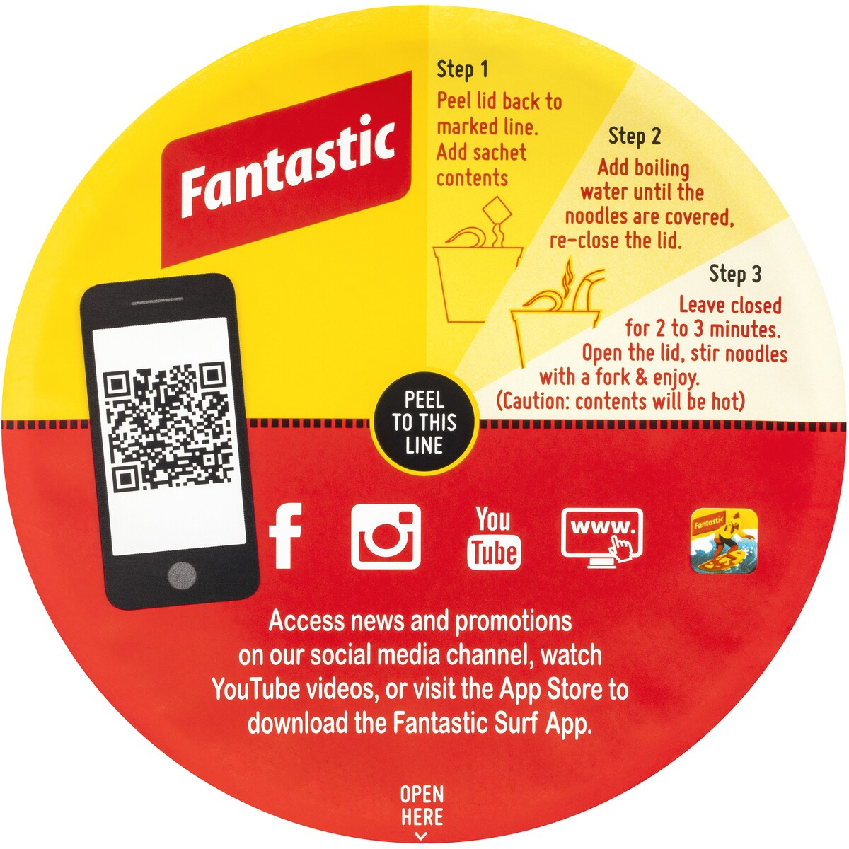 Fantastic Chicken & Corn Noodle Cup 70g