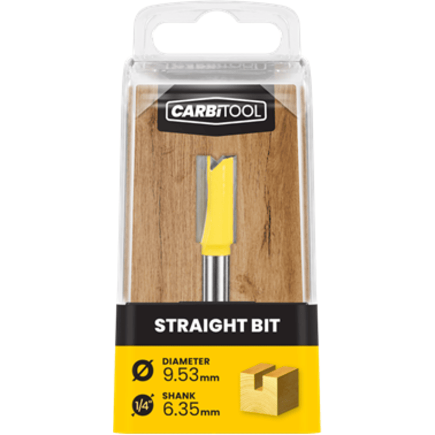Carbitool Straight Bit - 9.53mm