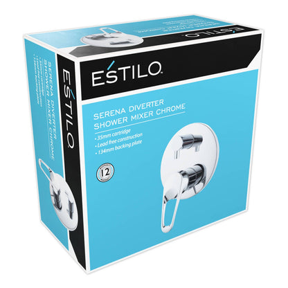 Estilo Diverter Shower Mixer - 35mm - Chrome