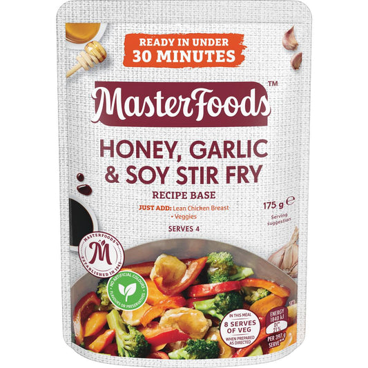 Masterfoods Honey Garlic & Soy Stir Fry Recipe Base 175g