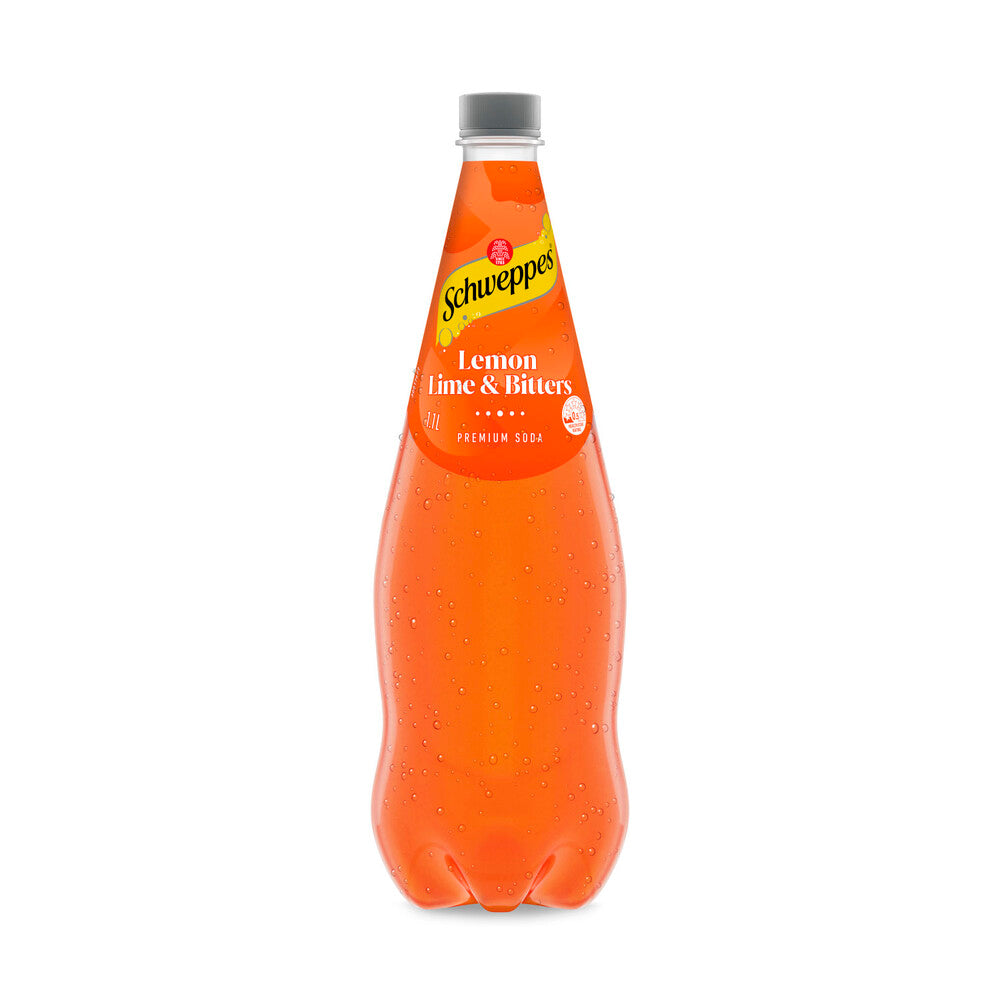 Schweppes Zero Sugar Mixers Lemon Lime & Bitters Soft Drink - 1.1L