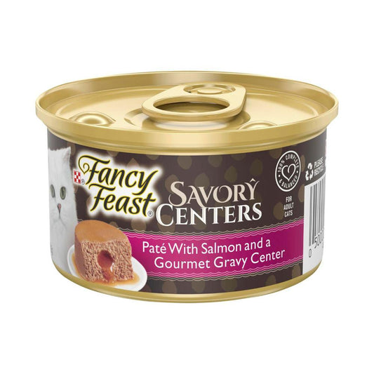 Fancy Feast Savory Centers Salmon Pate Cat Food - 85g