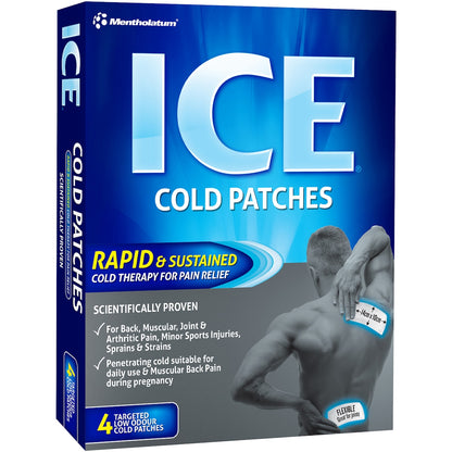 Mentholatum Ice Cold Patches 4 Pack