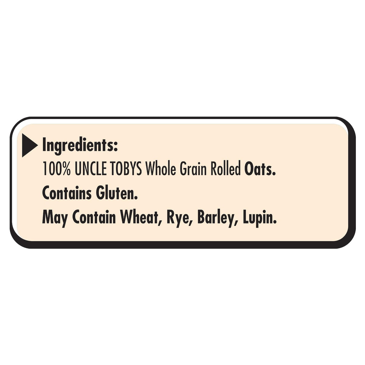 Uncle Tobys Rolled Oats Quick Porridge 1kg