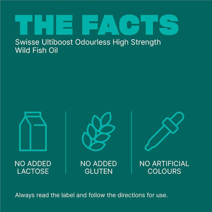 Swisse Ultiboost Odourless High Strength Wild Fish Oil 200 Pack