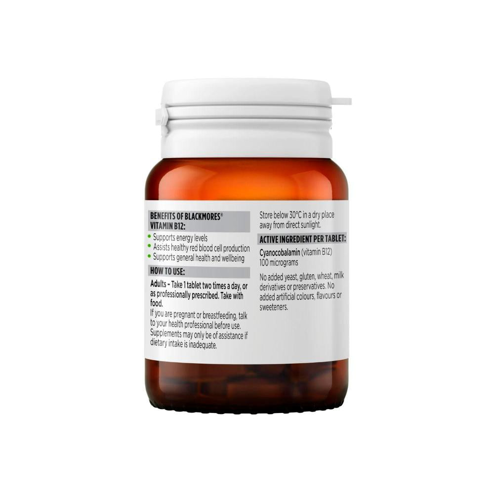 Blackmores Vitamin B12 Energy Support Tablets - 75 pack