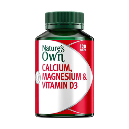 Nature's Own Calcium Magnesium & Vitamin D Tablets for Bone He ... 120 pack