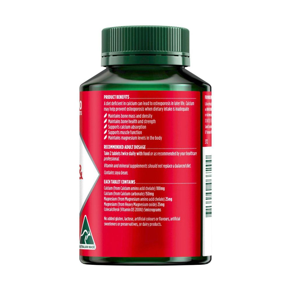 Nature's Own Calcium Magnesium & Vitamin D Tablets for Bone He ... 120 pack