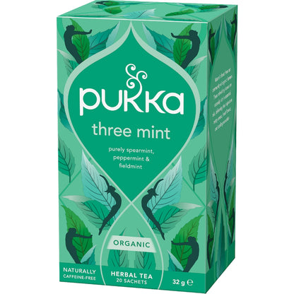Pukka Tea Bags Three Mint 20 Pack