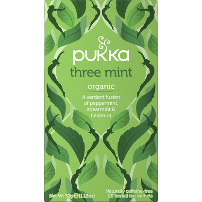 Pukka Tea Bags Three Mint 20 Pack