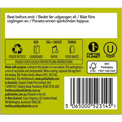 Pukka Tea Bags Three Ginger 20 pack