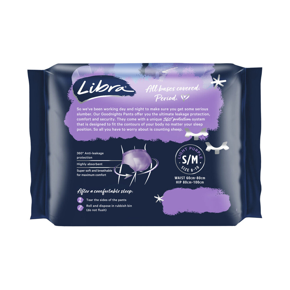 Libra Night Pants Medium - 2 pack