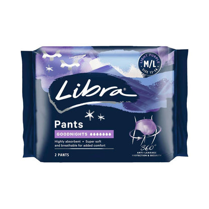 Libra Night Pants Large - 2 Pack