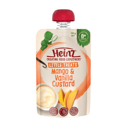 Heinz Mango & Vanilla Custard Baby Food Pouch 8 Months+ - 120g