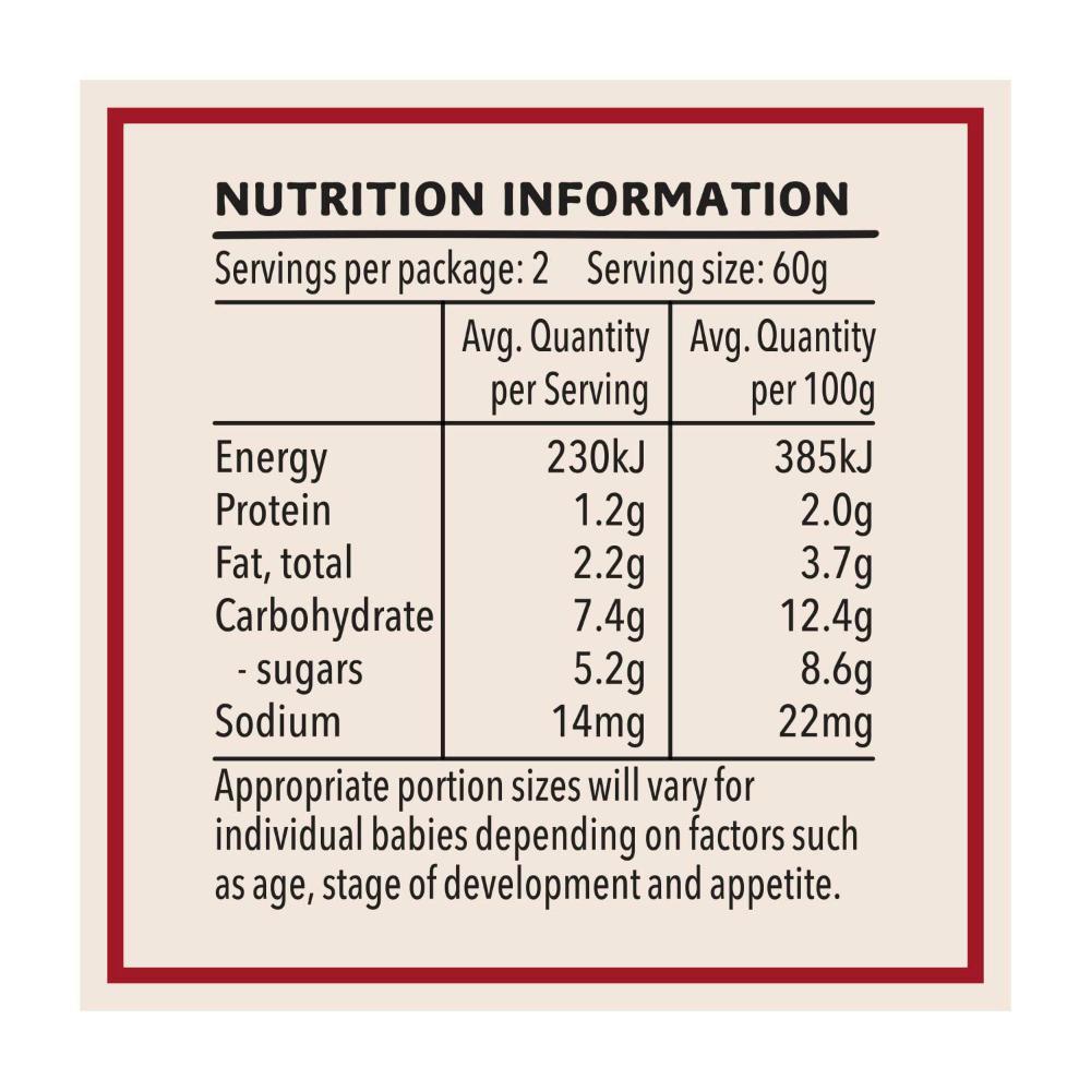 Heinz Mango & Vanilla Custard Baby Food Pouch 8 Months+ - 120g