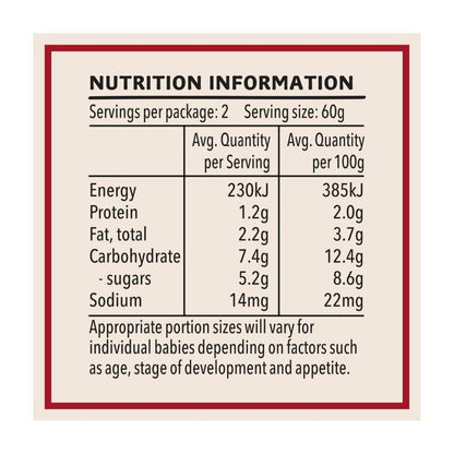 Heinz Mango & Vanilla Custard Baby Food Pouch 8 Months+ - 120g