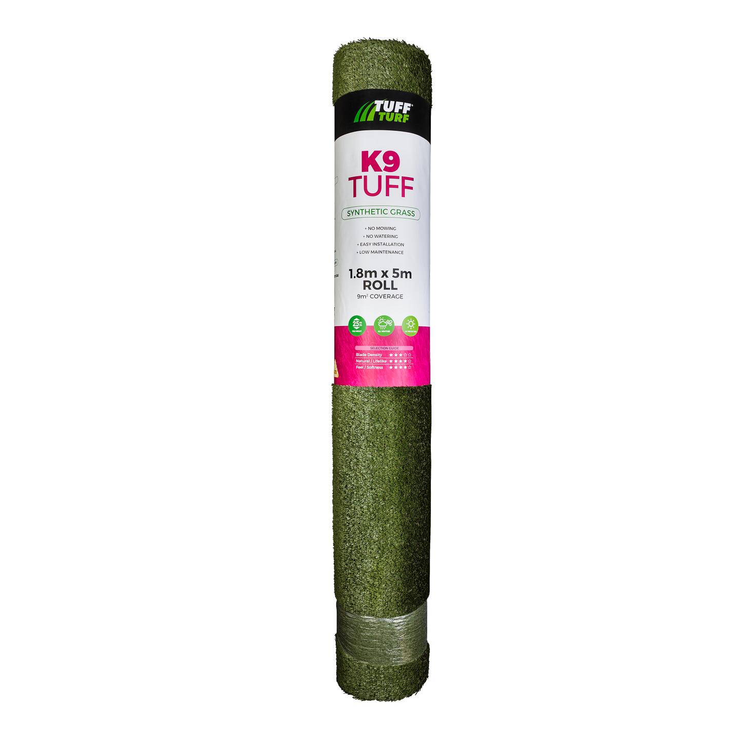 Tuff Turf Synthetic Turf - 1.8 x 5m