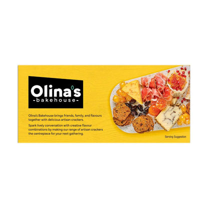Olina's Bakehouse Artisan Crackers Cranberry & Sunflower Seed - 100g