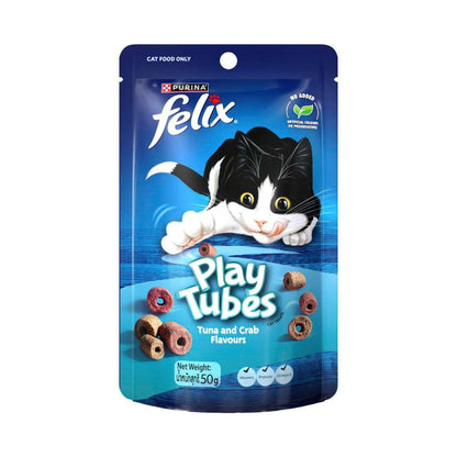 Felix Play Tubes Tuna And Crab Cat Treats - 50g