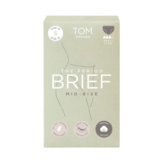 Tom Organic Period Brief Regular Flow Size S - 1 each