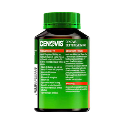 Cenovis Sugarless Vitamin C 500mg Tablets For Immunity - 160 pack