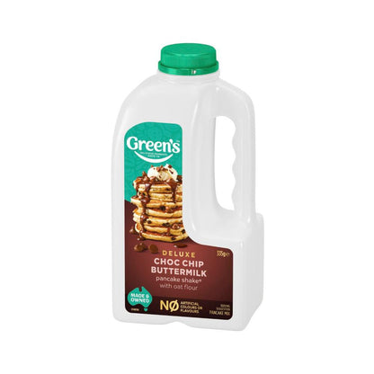 Green's Deluxe Choc Chip Buttermilk Pancake Shake - 335g