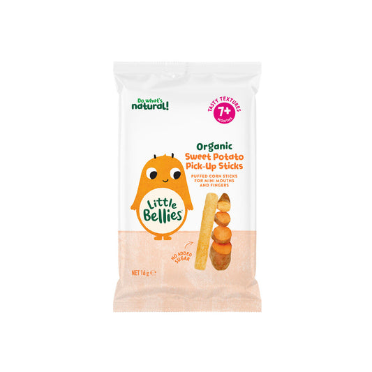 Little Bellies Organic Sweet Potato Pick-up Sticks 7+ Months - 16g