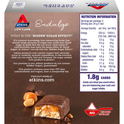 Atkins Endulge Bar Caramel Nut 5 Pack