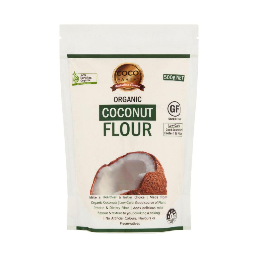 Coco Earth Certified Organic Coconut Flour - 500g