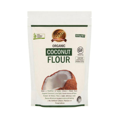 Coco Earth Certified Organic Coconut Flour - 500g