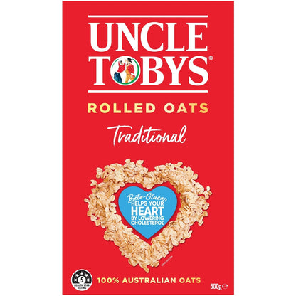 Uncle Tobys Rolled Oats Traditional Porridge 500g