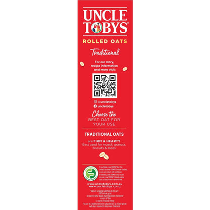 Uncle Tobys Rolled Oats Traditional Porridge 500g