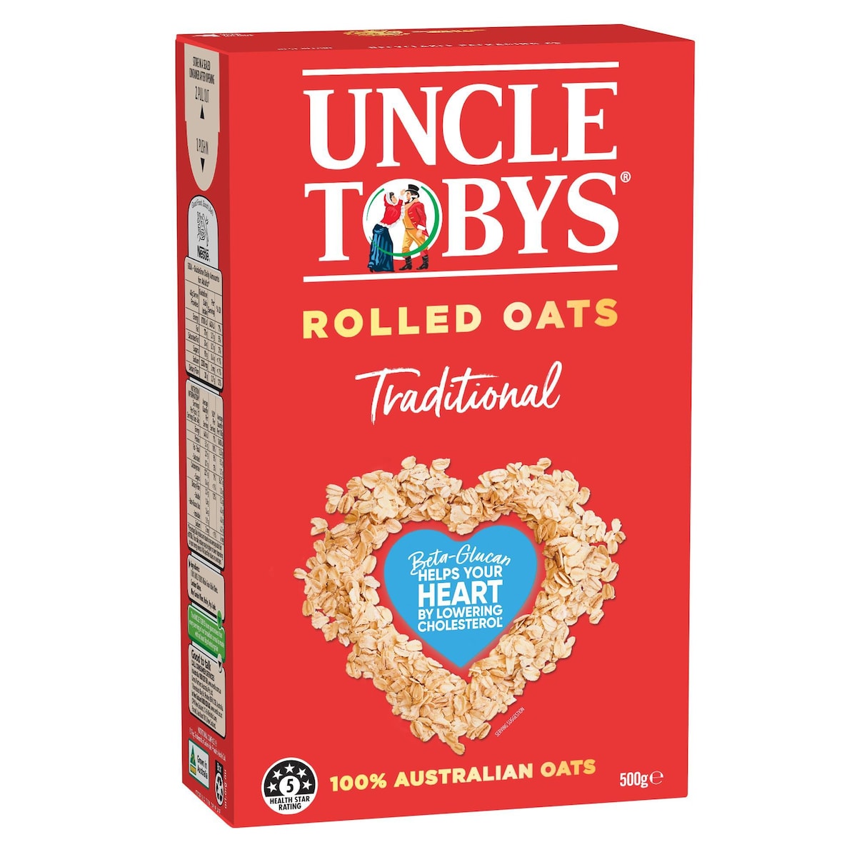 Uncle Tobys Rolled Oats Traditional Porridge 500g