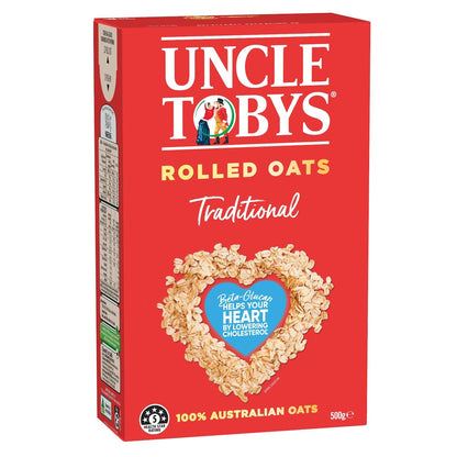Uncle Tobys Rolled Oats Traditional Porridge 500g