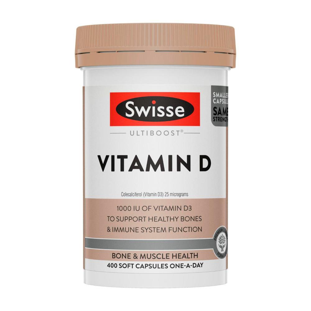 Swisse Ultiboost Vitamin D For Bone Health Support - 400 pack