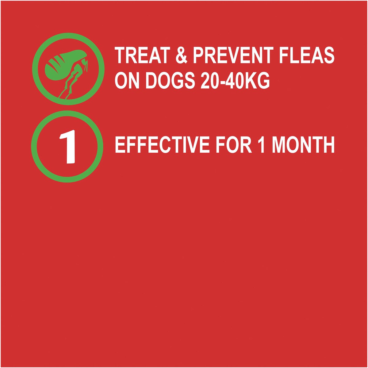Exelpet Vet Series Treatment Spot On Flea Large Dog 2 pack
