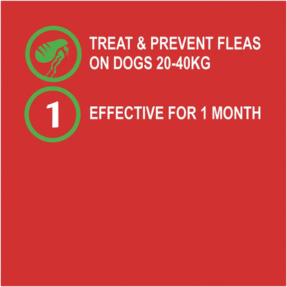 Exelpet Vet Series Treatment Spot On Flea Large Dog 2 pack