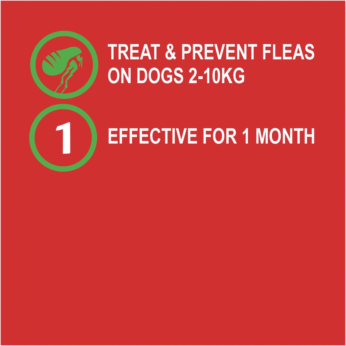 Exelpet Vet Series Treatment Spot On Flea Small Dog 2 pack
