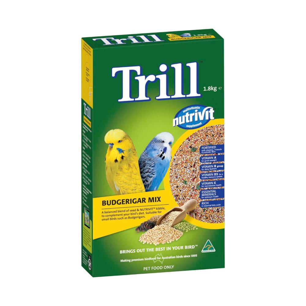 Trill Bird Seed Budgie Mix - 1.8kg