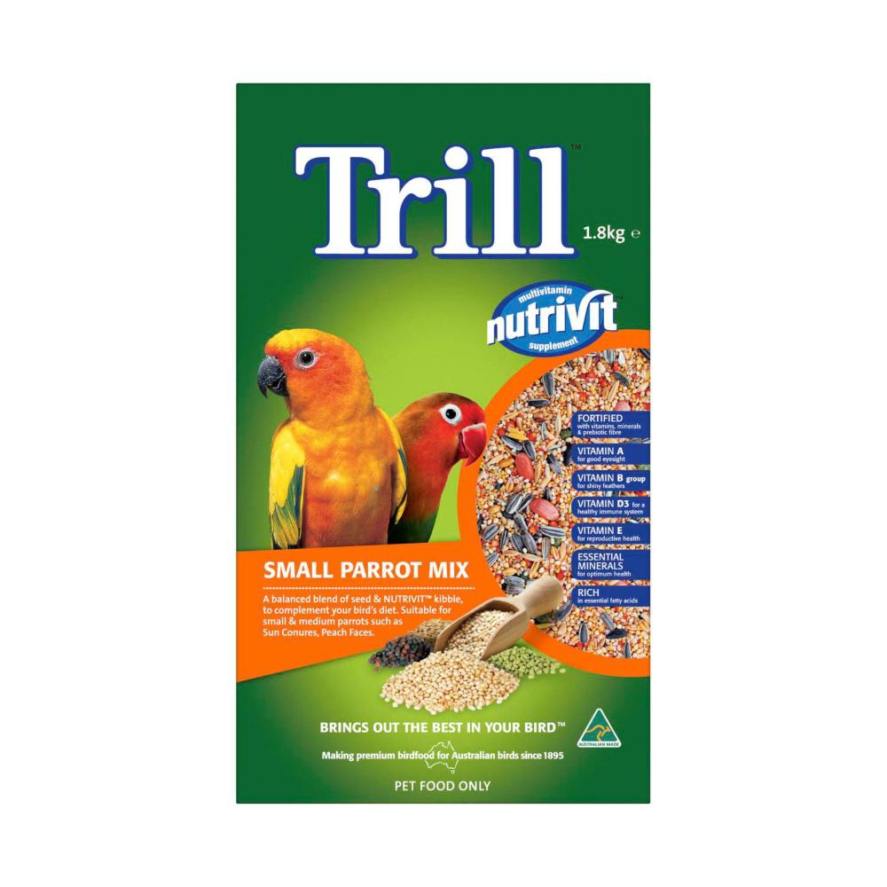 Trill Bird Seed Small Parrot Mix - 1.8Kg