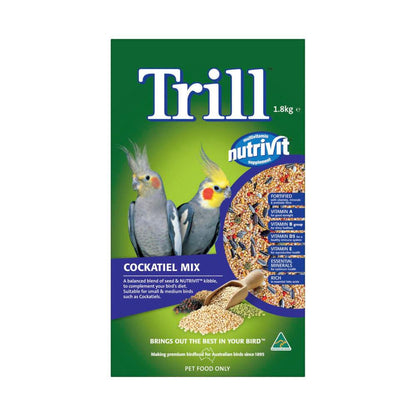 Trill Bird Seed Cockatiel Mix - 1.8Kg
