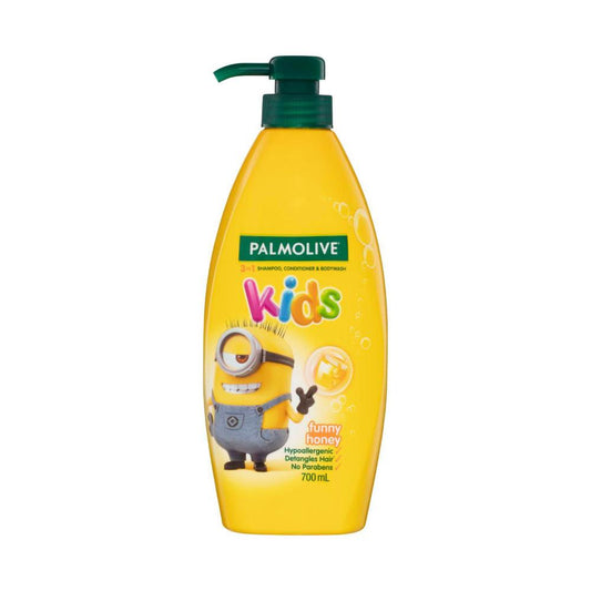 Palmolive Kids 3 In 1 Funny Honey Shampoo Conditioner & Bodywash - 700mL