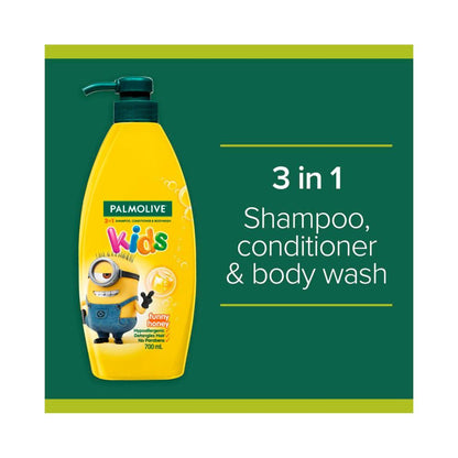 Palmolive Kids 3 In 1 Funny Honey Shampoo Conditioner & Bodywash - 700mL