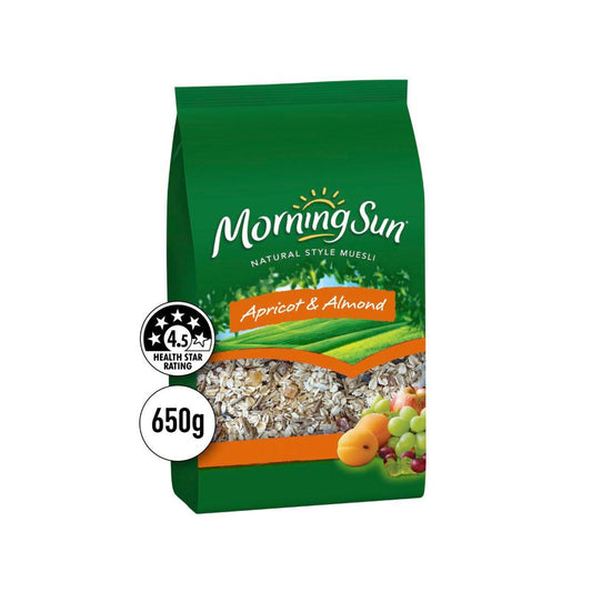 Morning Sun Natural Apricot & Almond Muesli - 650g