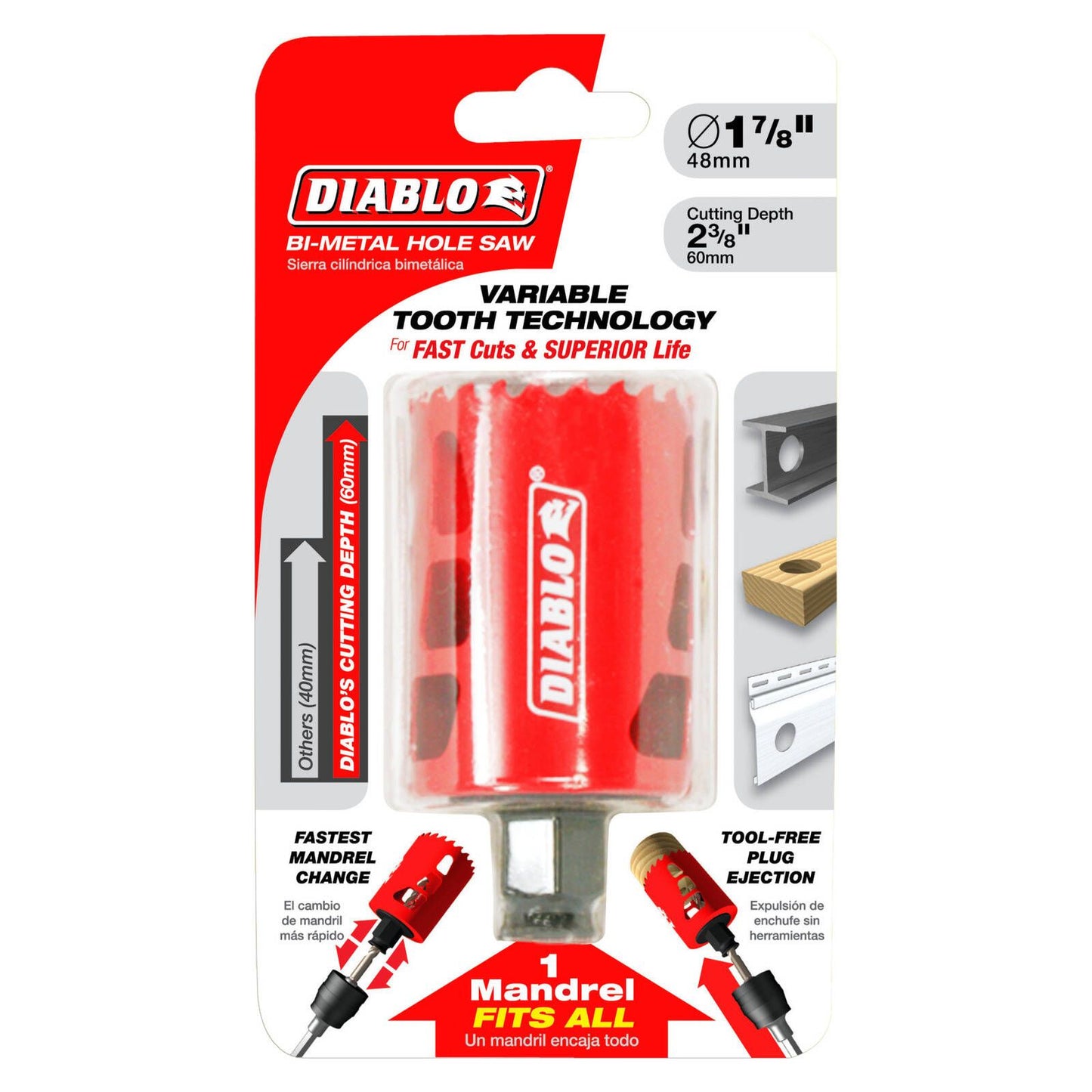 Diablo Bi Metal Hole Saw - 48mm